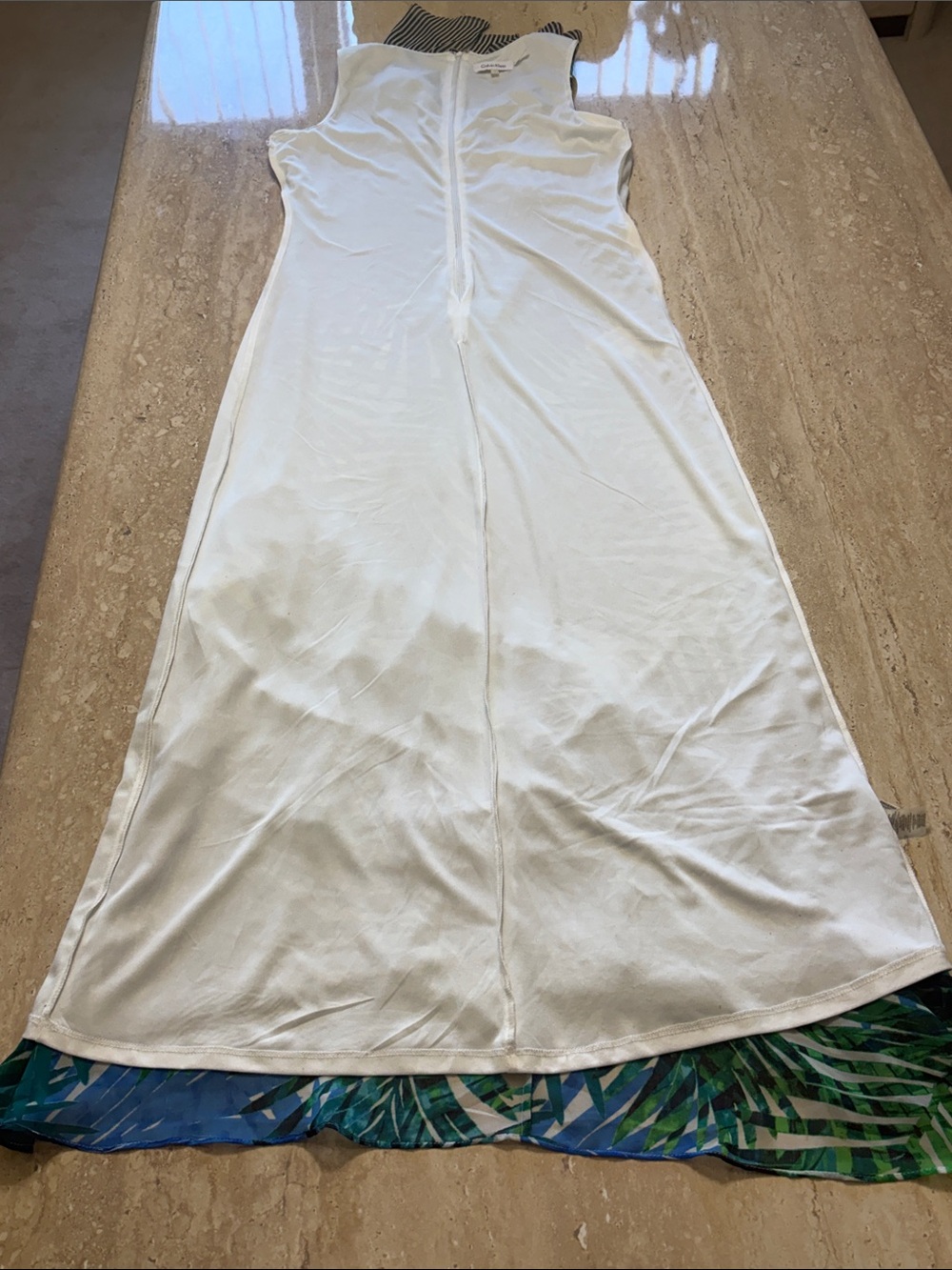 Beautiful green,blue,black & white dress Maxi dress - Picture 7 of 11